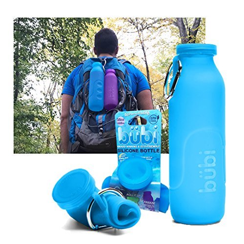 [特價商品無退換] BUBI BOTTLE 450 650 1000ML 可折疊 矽膠 可微波 運動水壺 水瓶 登山 健身 自行車 慢跑【BB14】【BB22】【BB35】