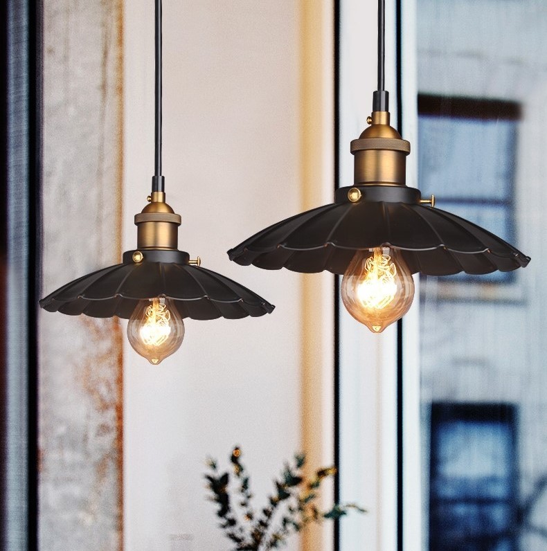 工業風傘型吊燈