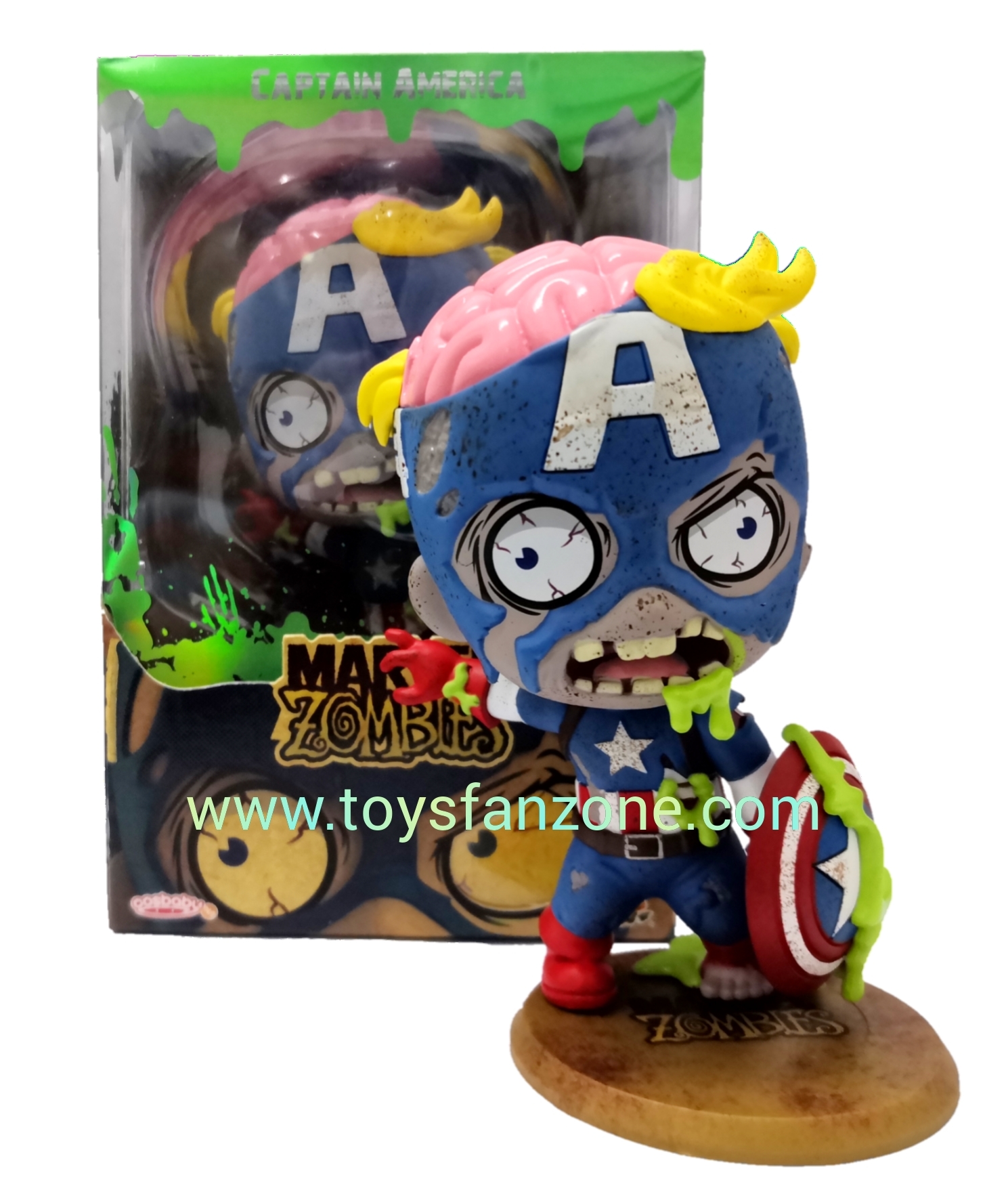 zombie captain america toy