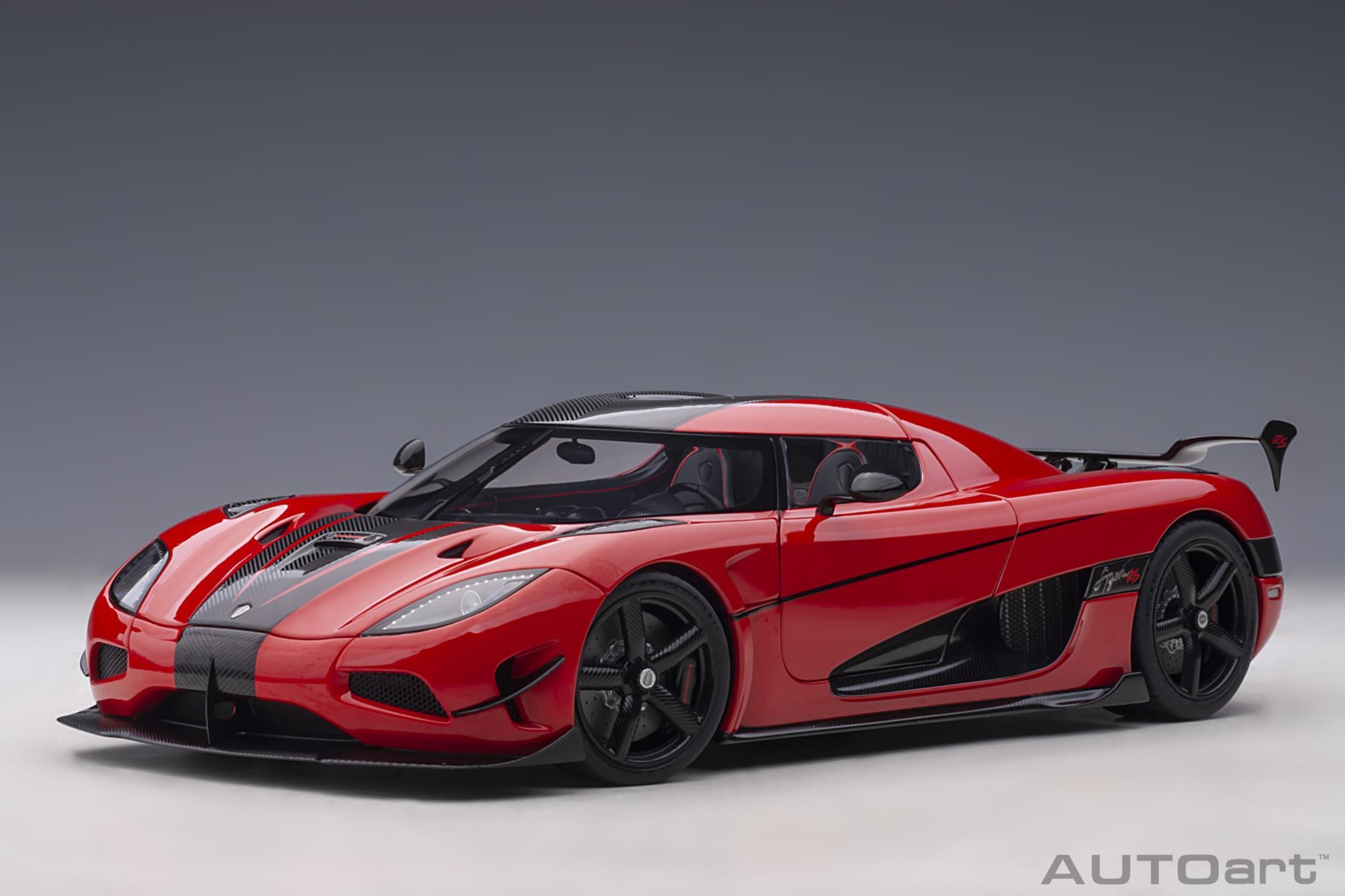 1/18 AUTOART Koenigsegg Agera RS (Chilli Red/ Carbon with Black Accents) (79022)
