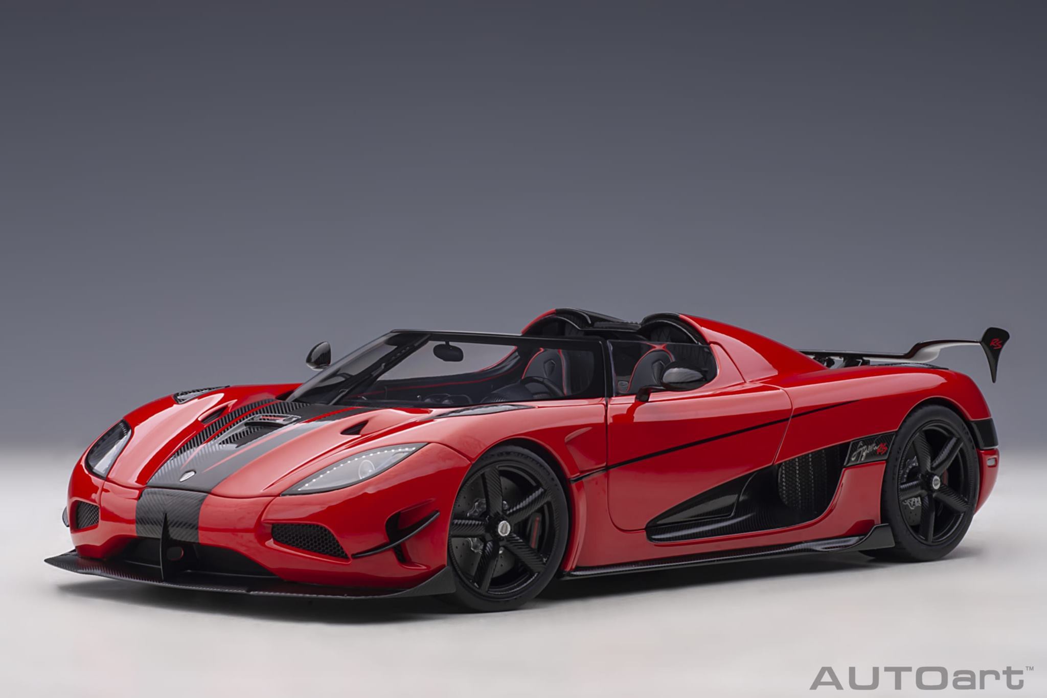 1/18 AUTOART Koenigsegg Agera RS (Chilli Red/ Carbon with Black Accents) (79022)