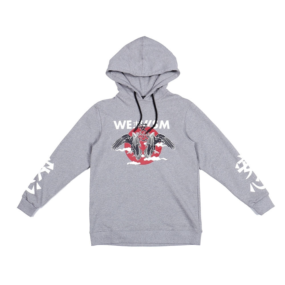 烏鴉帽Tee - 麻花灰