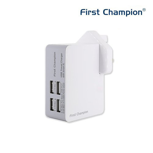 First Champion USB 旅行充電器 UTC405 - 5.4A
