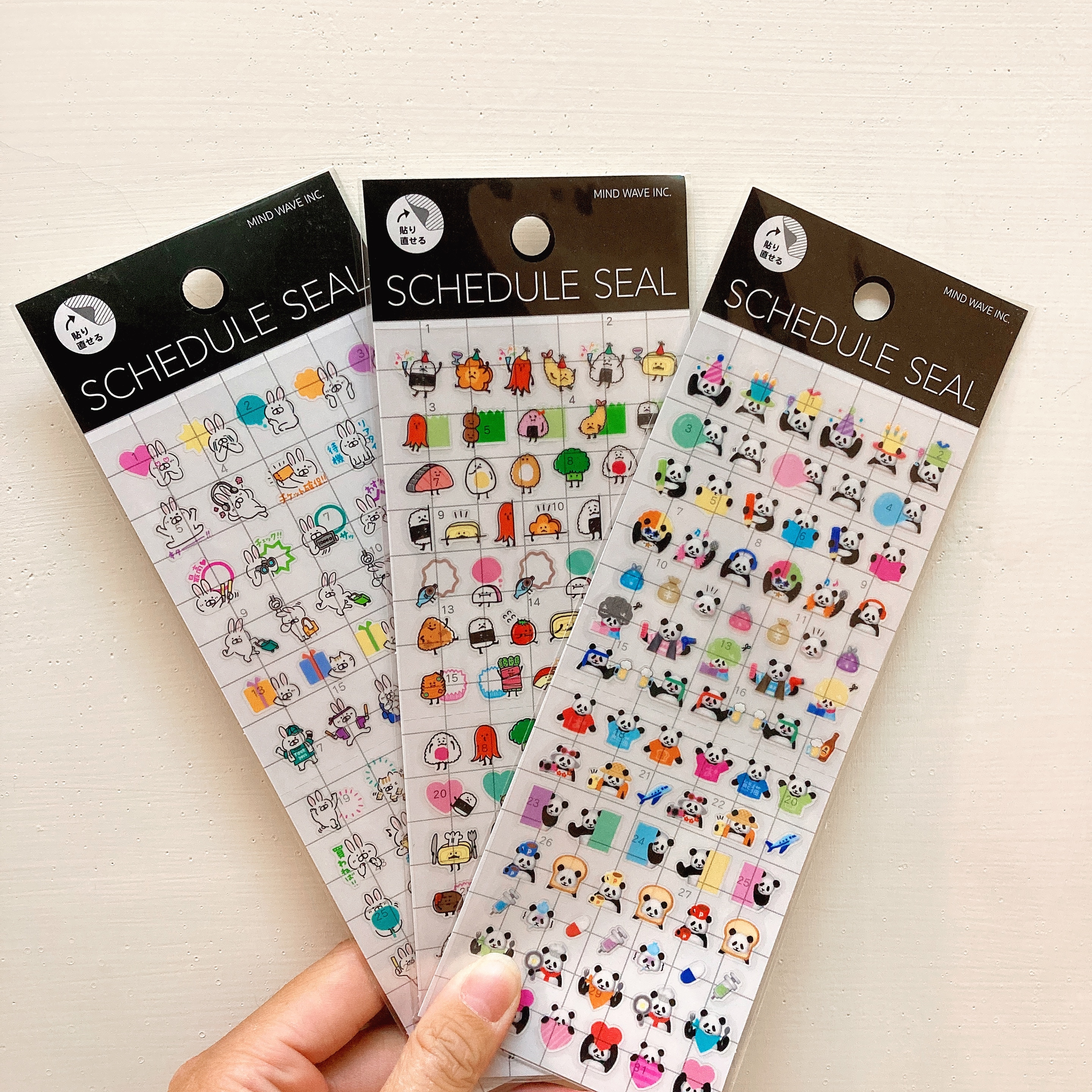 MIND WAVE日期標記/手帳裝飾貼