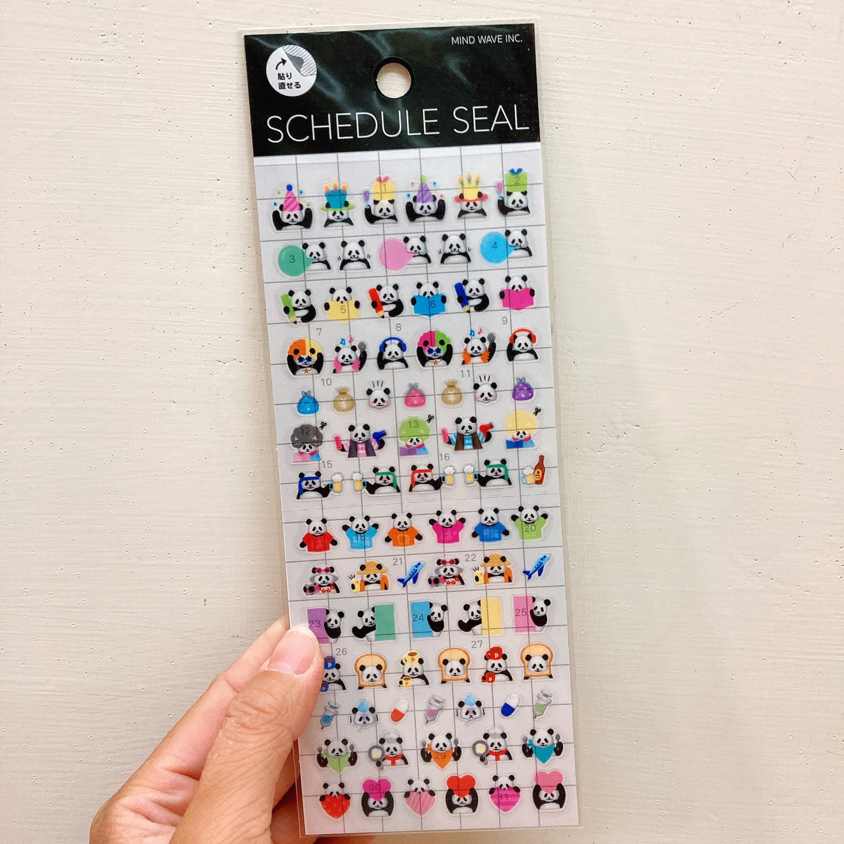 MIND WAVE日期標記/手帳裝飾貼