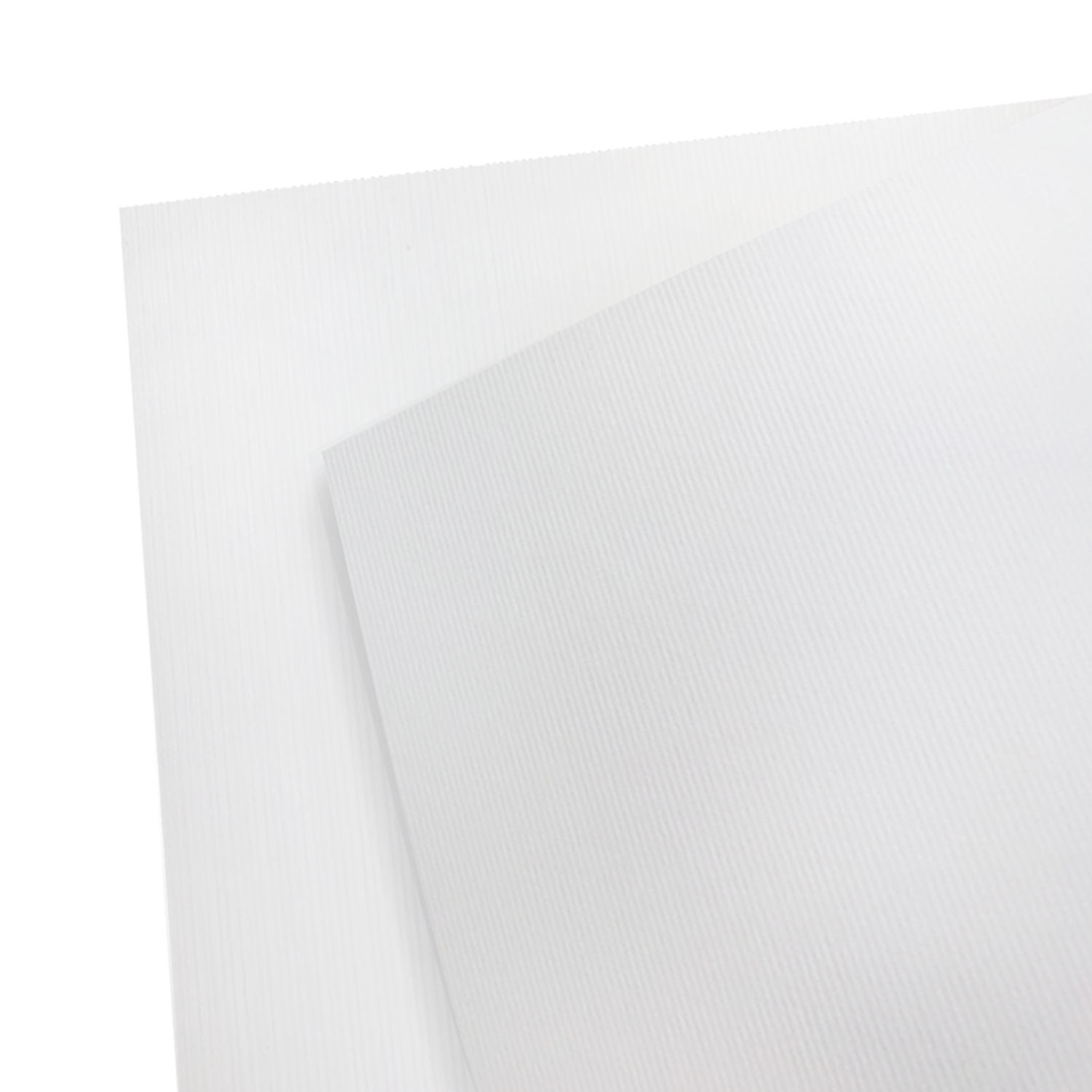 艾力獨家 -【厚磅底卡】| 細細紋 - 白 (A4規格-4入) #T9002