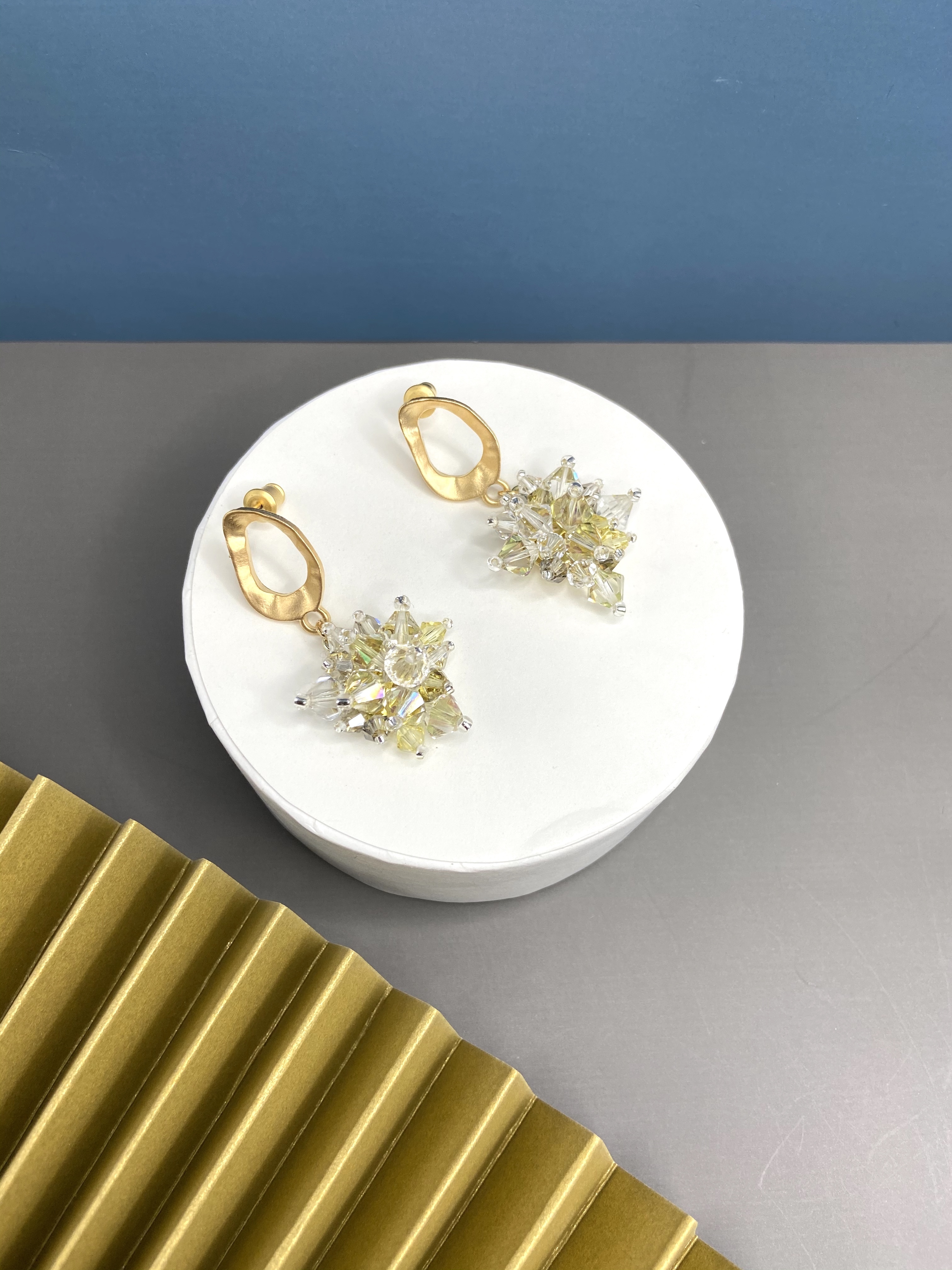 COLE COOL施華洛世奇水晶耳環 925純銀耳環 水晶耳環 晚宴耳環 耳夾耳環