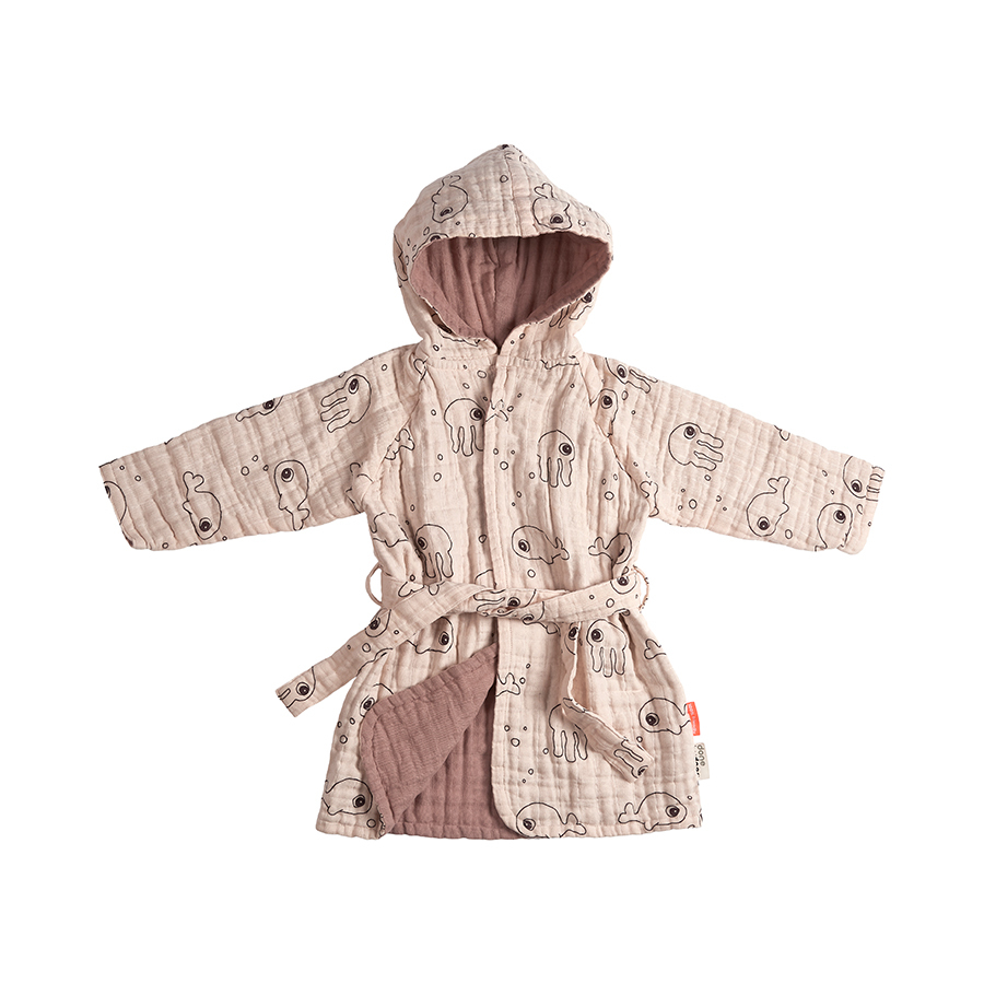 Done by Deer - Sea Friends 連帽浴衣 (1-2歲)