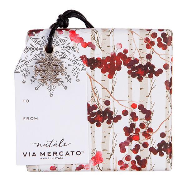 【VIA MERCATO】乳木果油香氛皂附聖誕吊飾 - Winter Berry 100g
