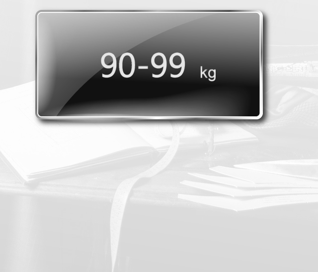 身高180至184公分，體重90至99公斤，尺寸建議表