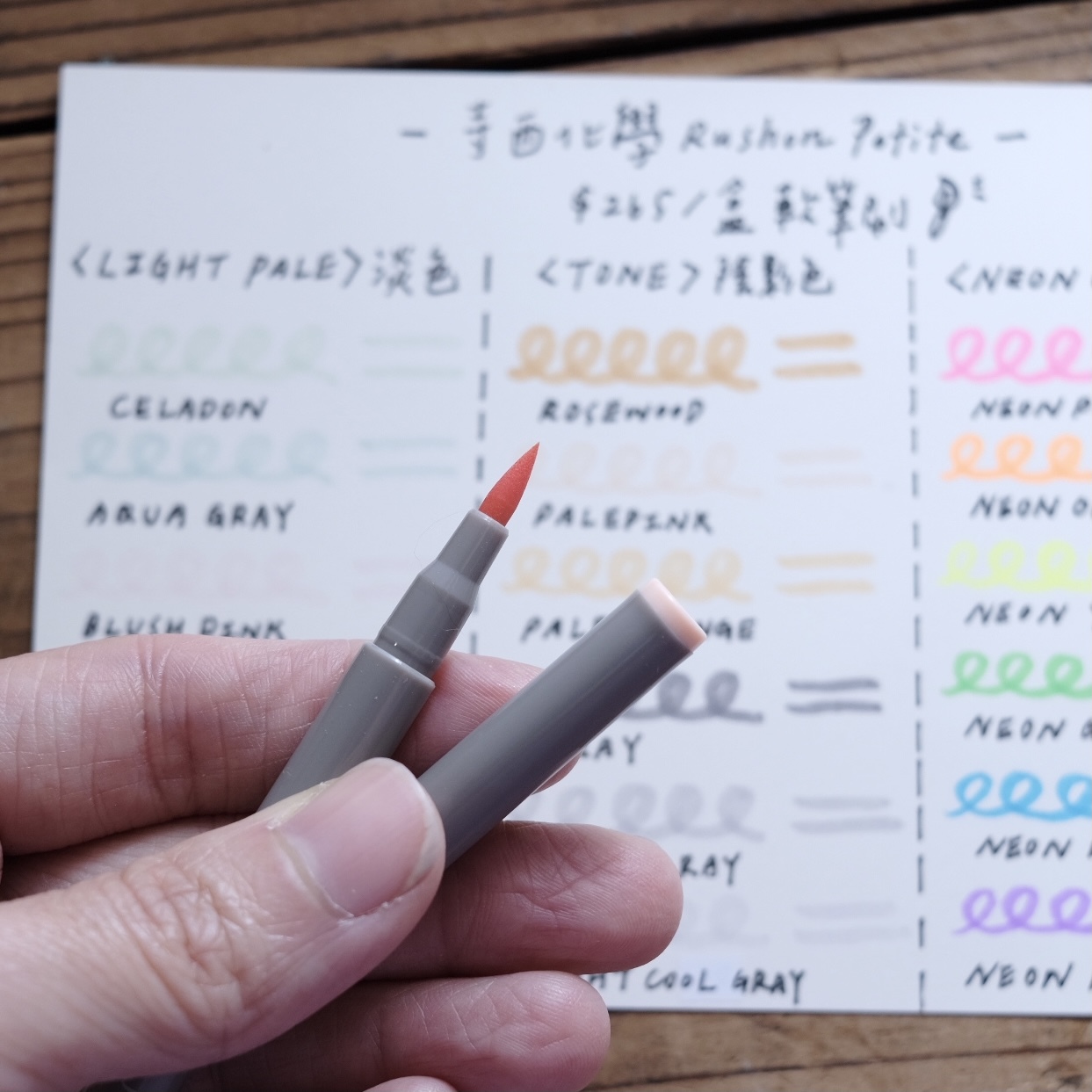 日本 寺西化學軟筆 TERA NISHI Rushon Petite