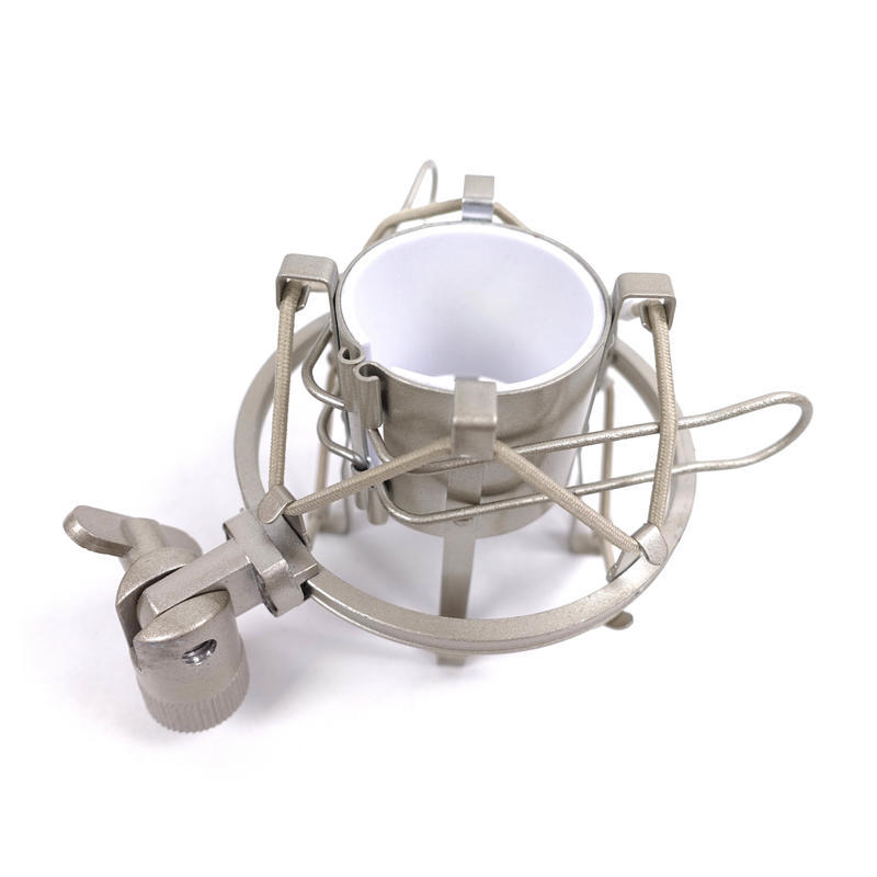 電容麥克風避震架 防震架 麥克風夾頭【黑色／銀色】