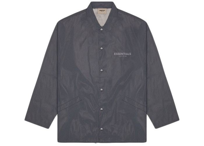 FOG Fear Of God Essentials Coaches Jacket BLACK 教練外套 反光黑
