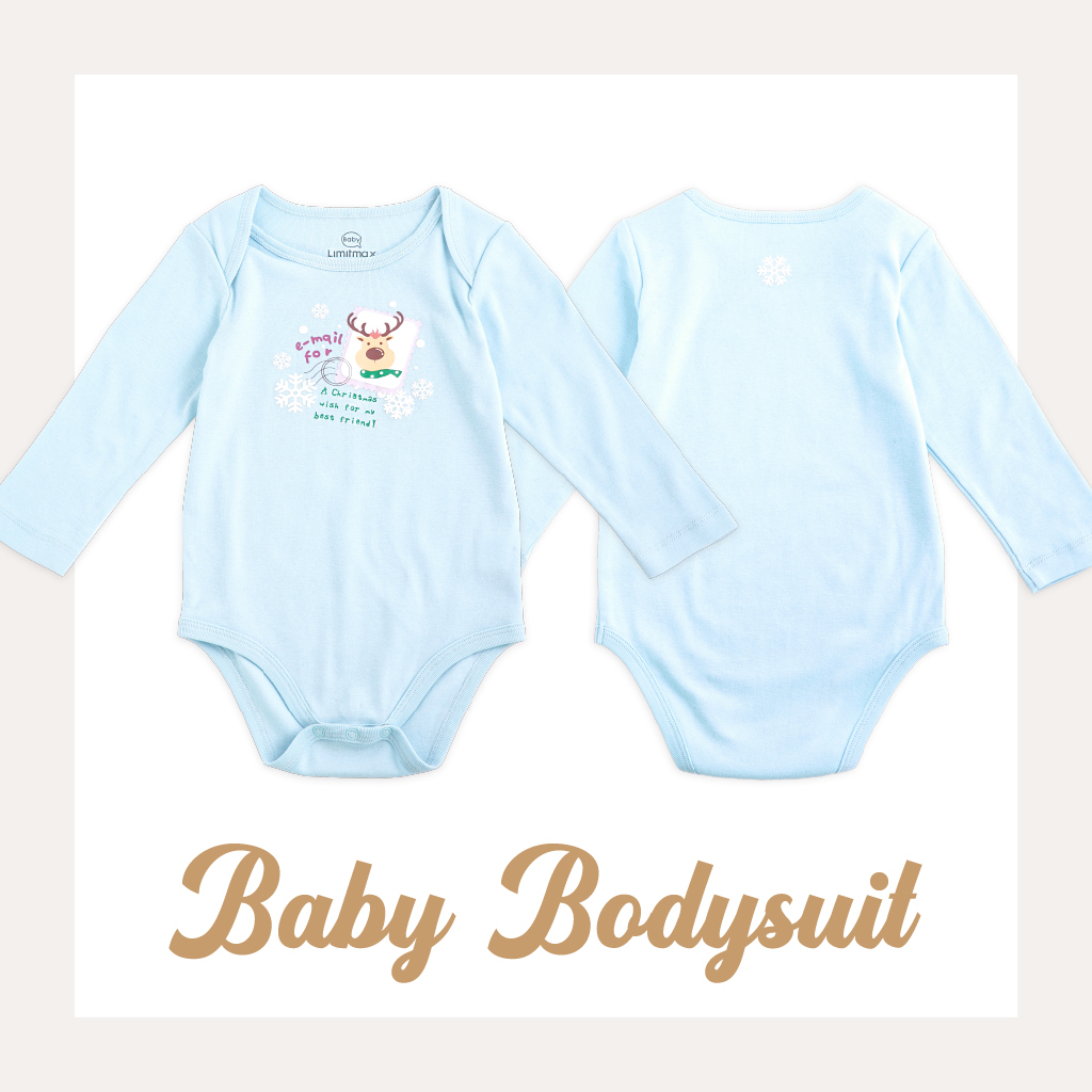 【Limitmax米樂親子】 聖誕變身派對包屁衣-  天空藍