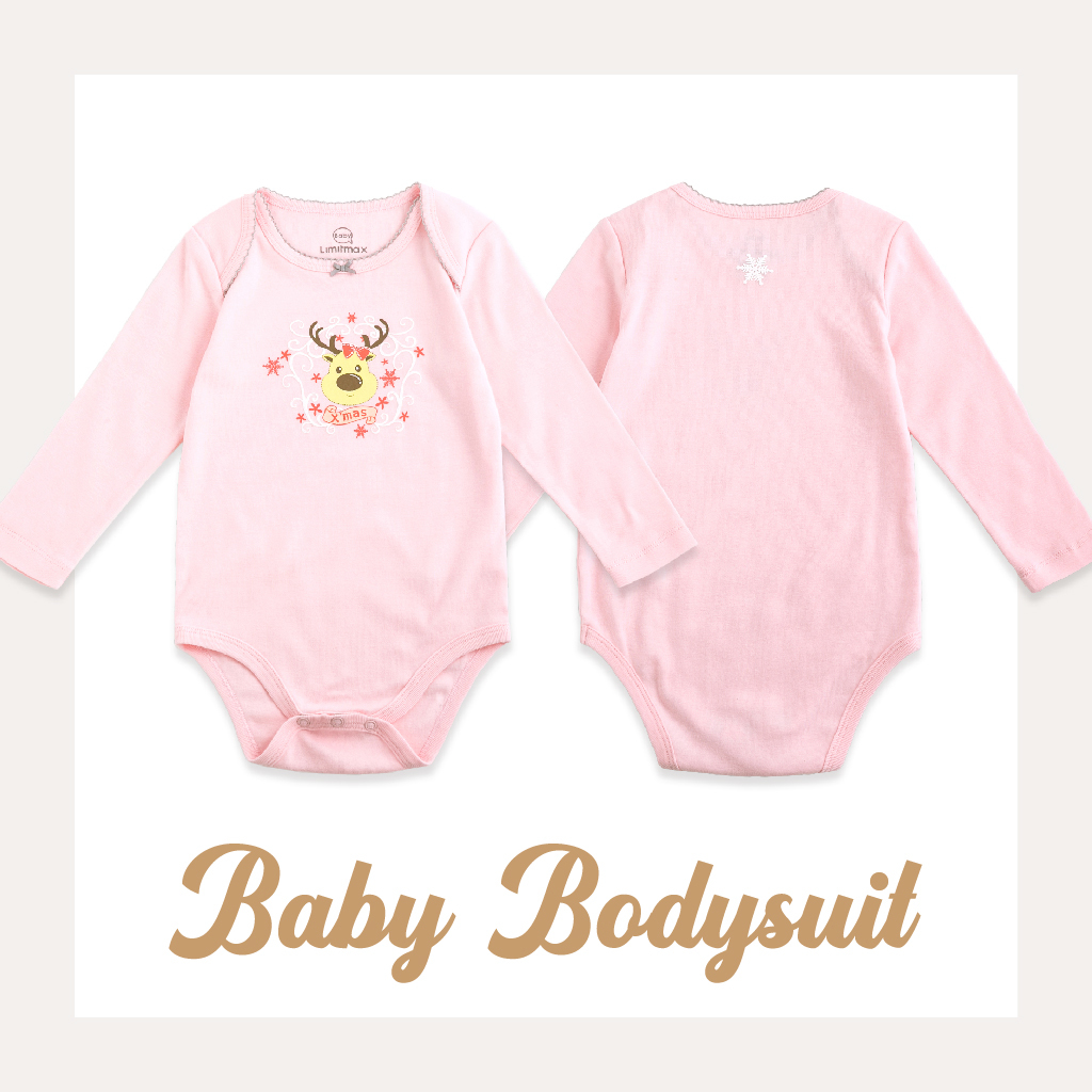 【Limitmax米樂親子】 聖誕變身派對包屁衣-  俏麗粉