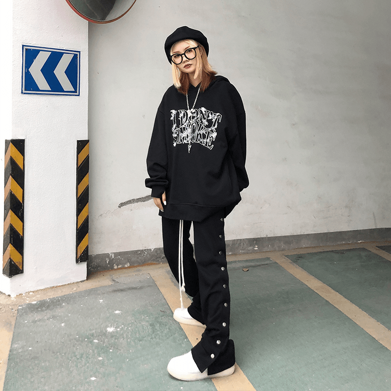 I DON‘T SMOKE 刺繡 藤蔓  帽T DONSMOKE Don’t Smoke