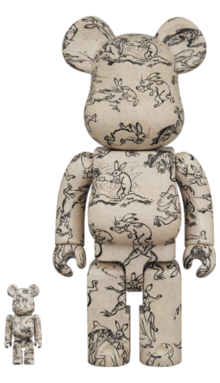 MEDICOM TOY - BE@RBRICK 『鳥獣人物戯画』 100% & 400% 未開封品の+