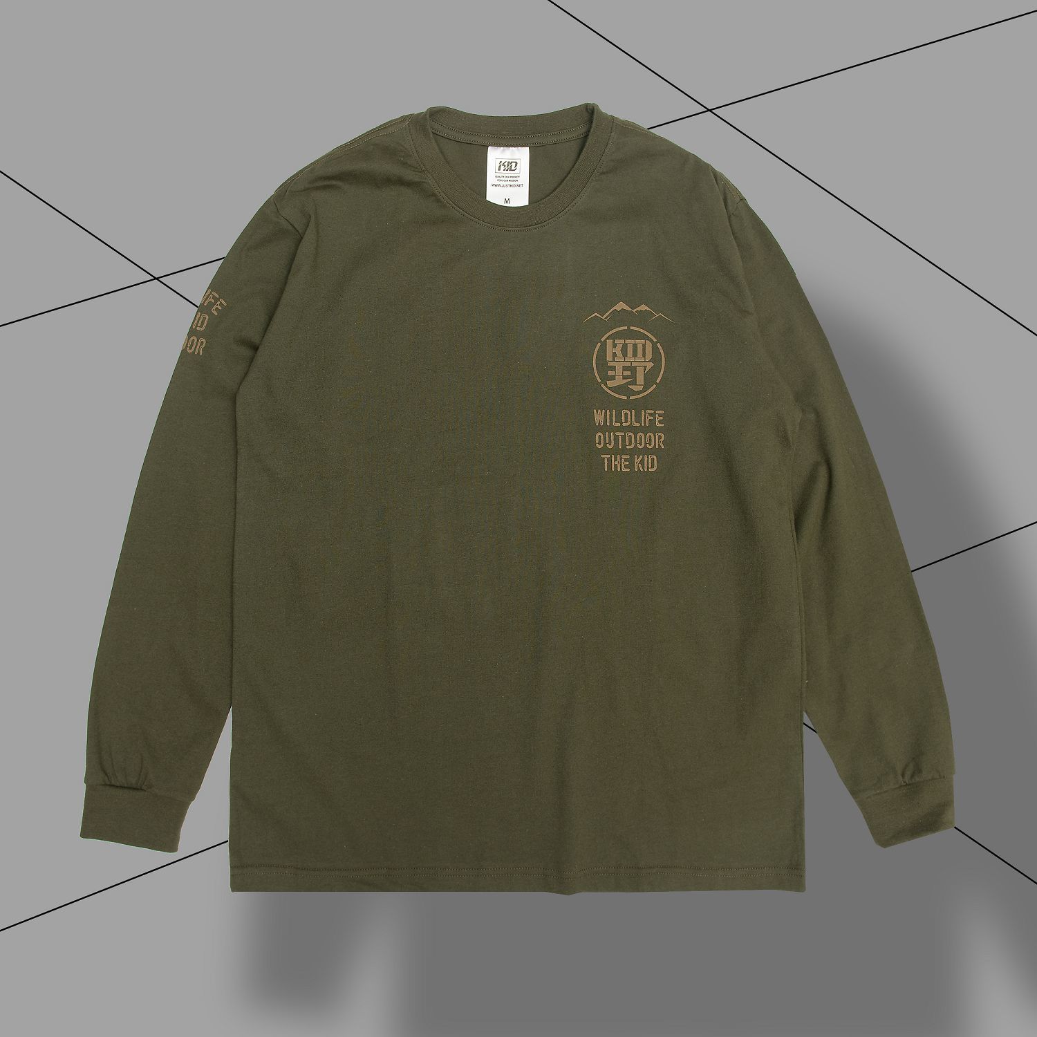 KID ® 山野人長T 軍綠