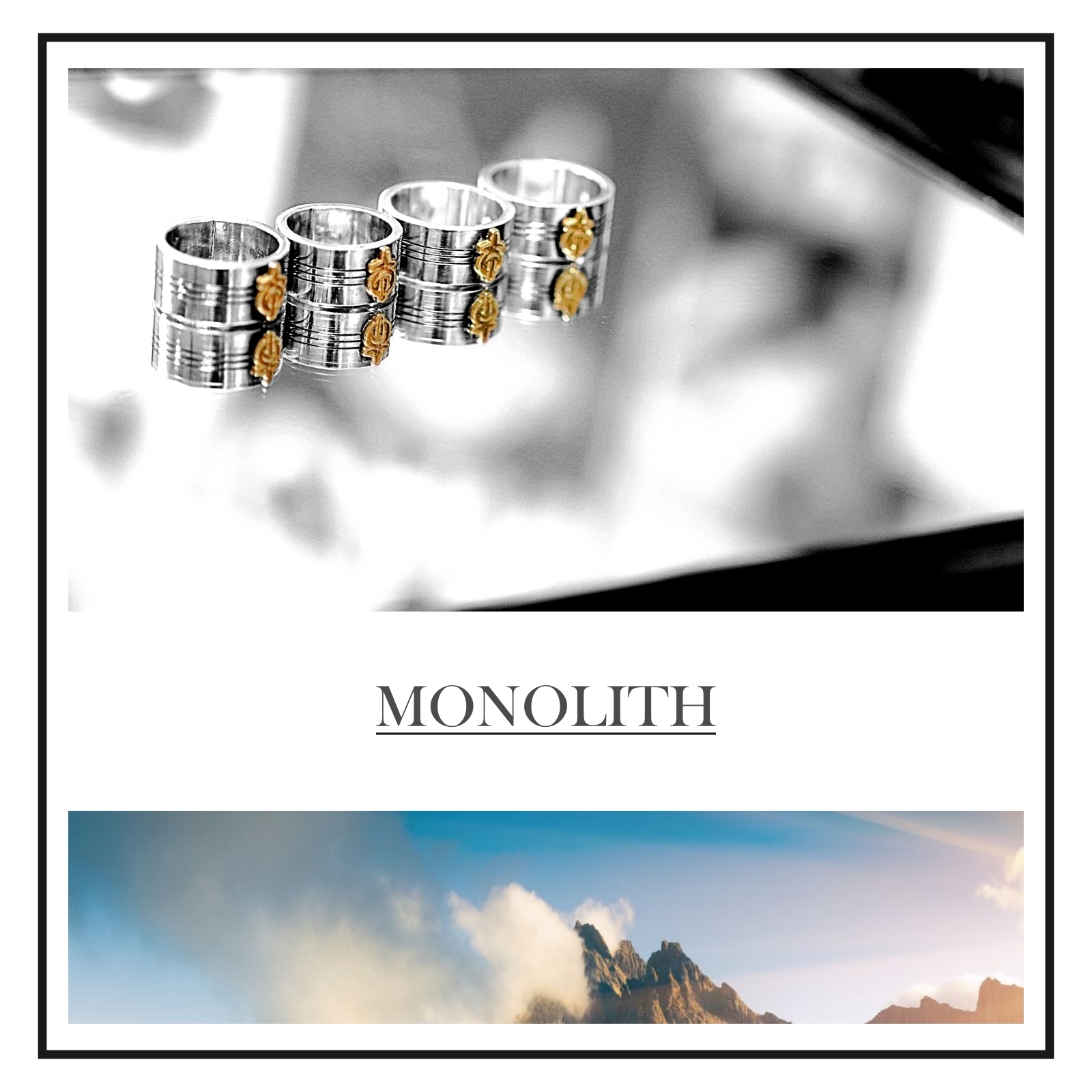 18K月牙點金【戒指】