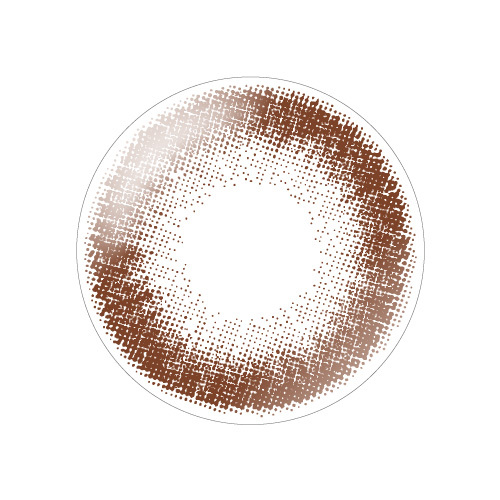 DECORATIVE EYES VEIL日本DECORATIVE每日即棄有色隱形眼鏡 10片(Lucent Brun)