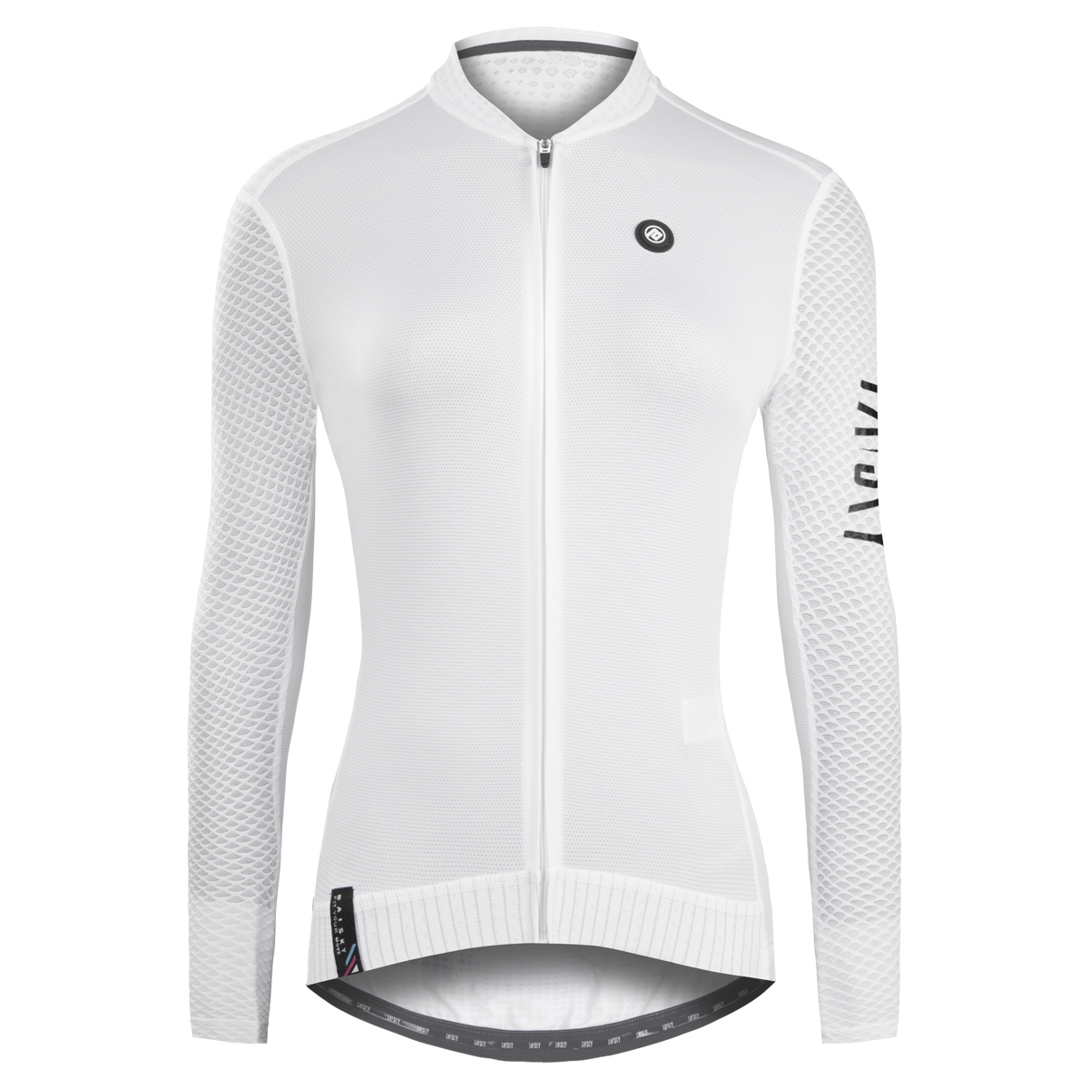 女款薄款長車衣 潔淨 白