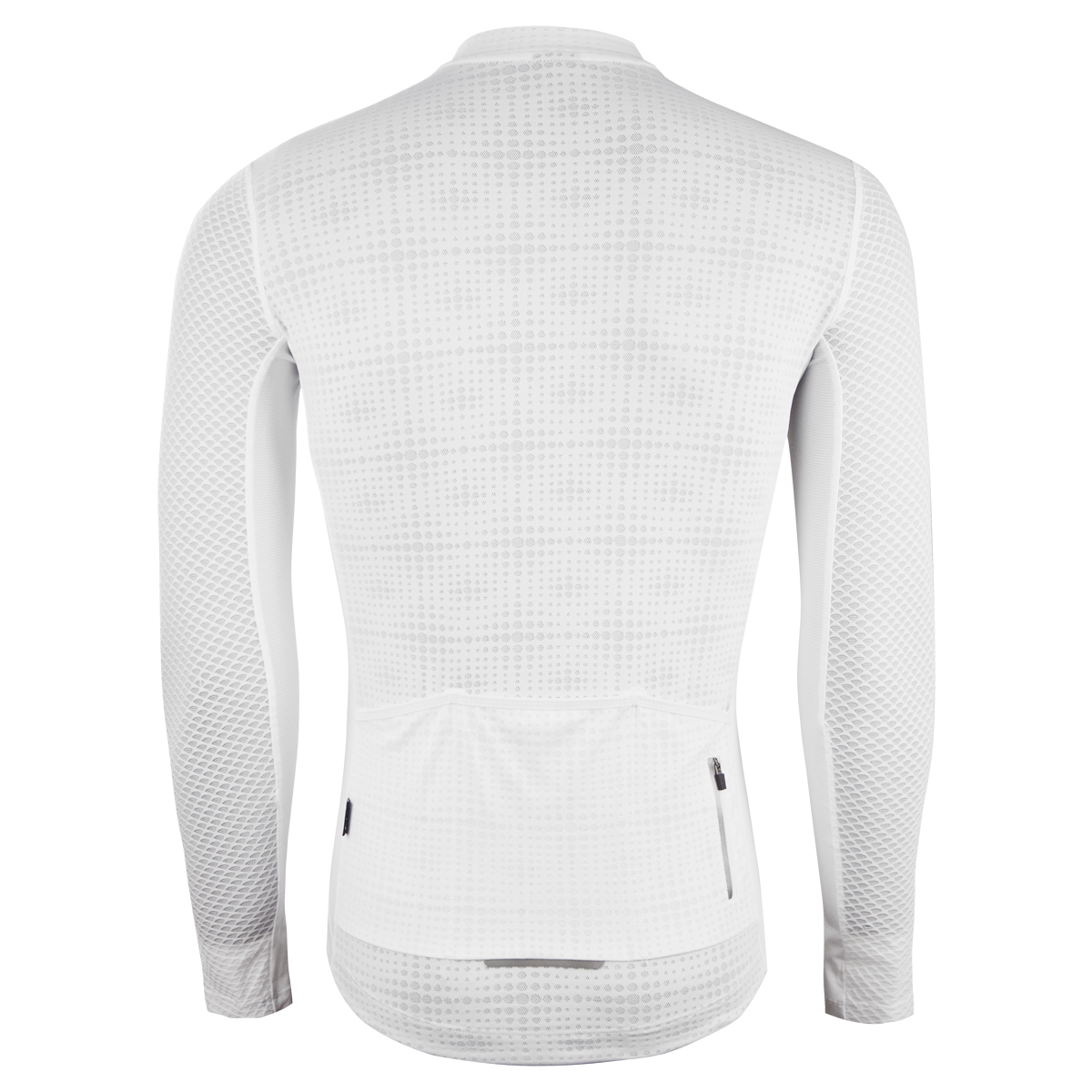 男款薄款長車衣 潔淨 白