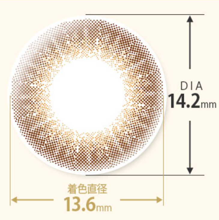 Viewm 1Day Color Contact Lenses 日本Viewm 每日即棄有色隱形眼鏡 10片(Sweet Amber)