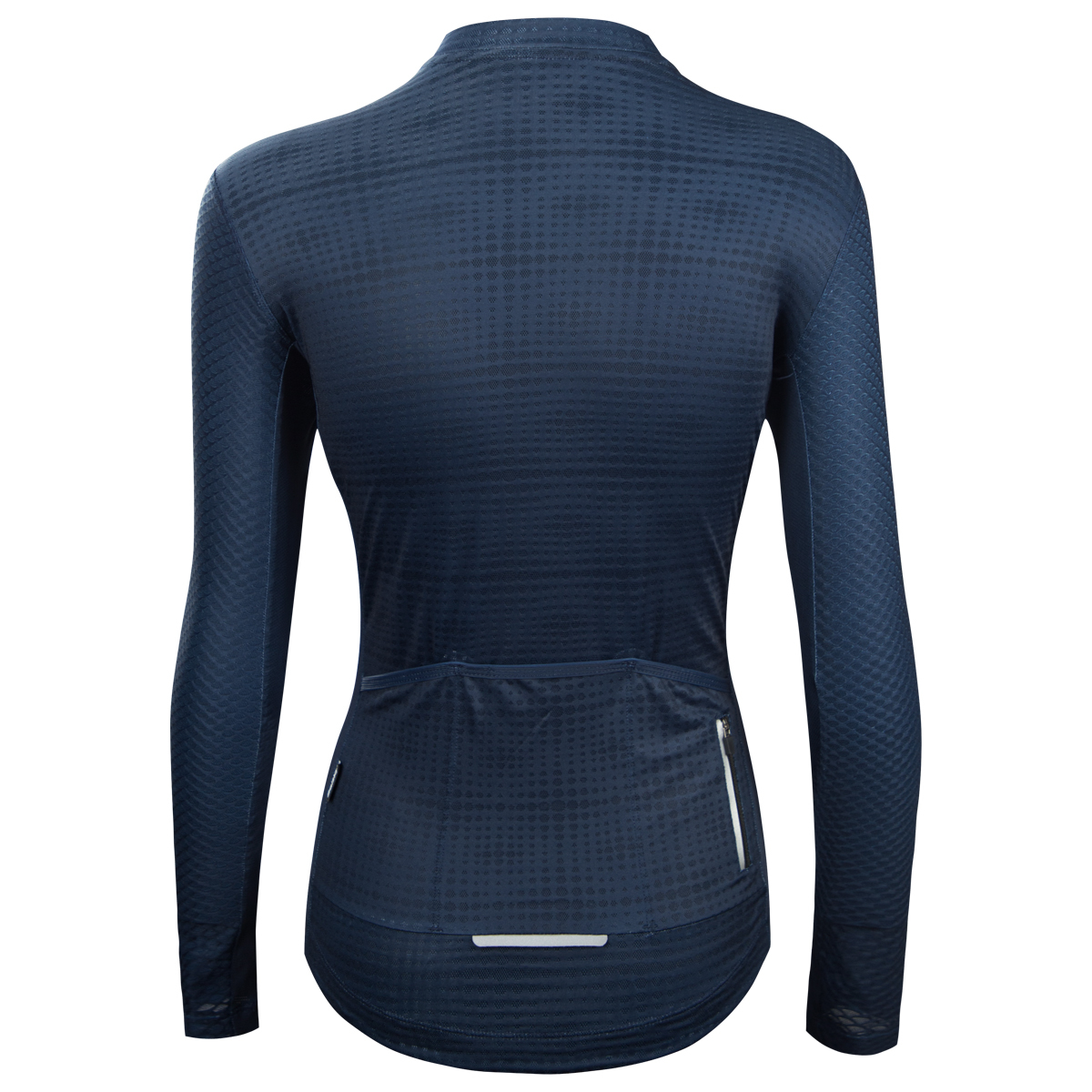 女款薄款長車衣 潔淨 深藍