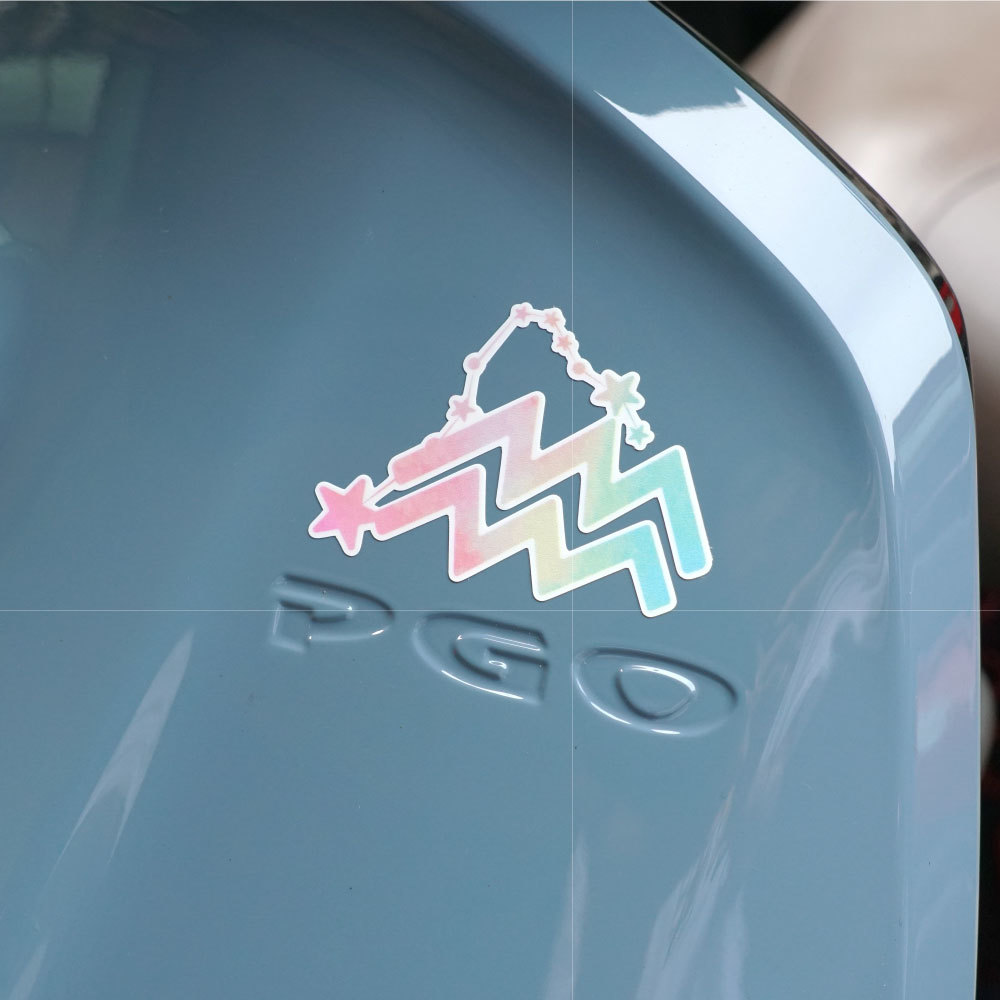 3M頂級防水抗UV貼紙【12星座粉彩系列】 汽車 機車 車身貼紙