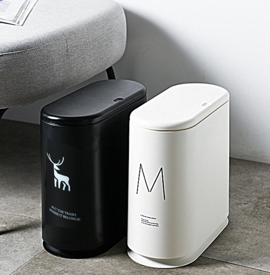 創意按壓式垃圾桶