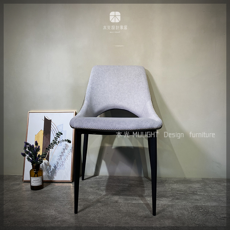 限時優惠-Hazel輕奢雙色縫線造型椅(僅此一張)