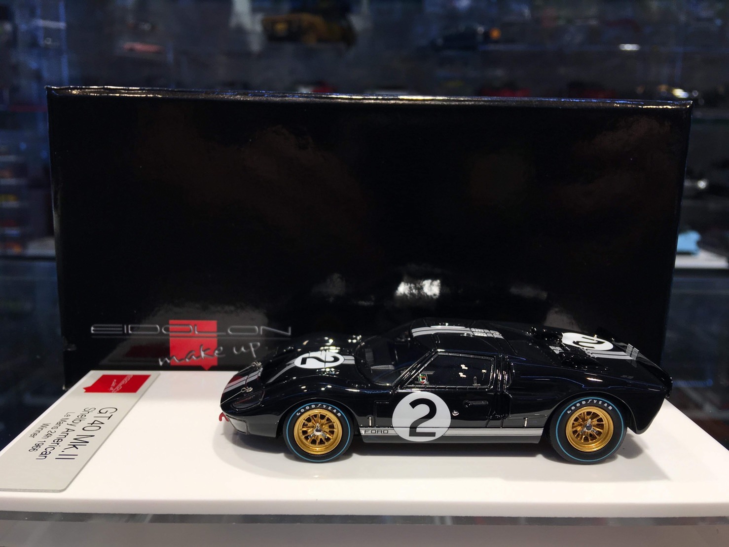 MakeUp EM301A GT40 Mk.II LeMans 24h 1966 Winner #2 1/43