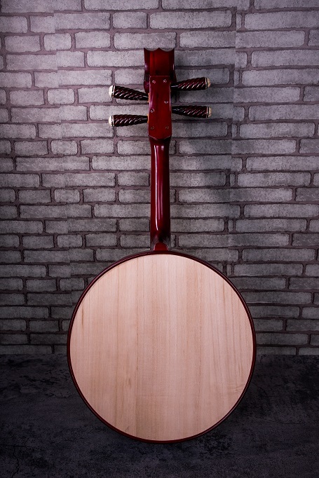 雪梅椴木中阮(麻花軸 附琴袋)