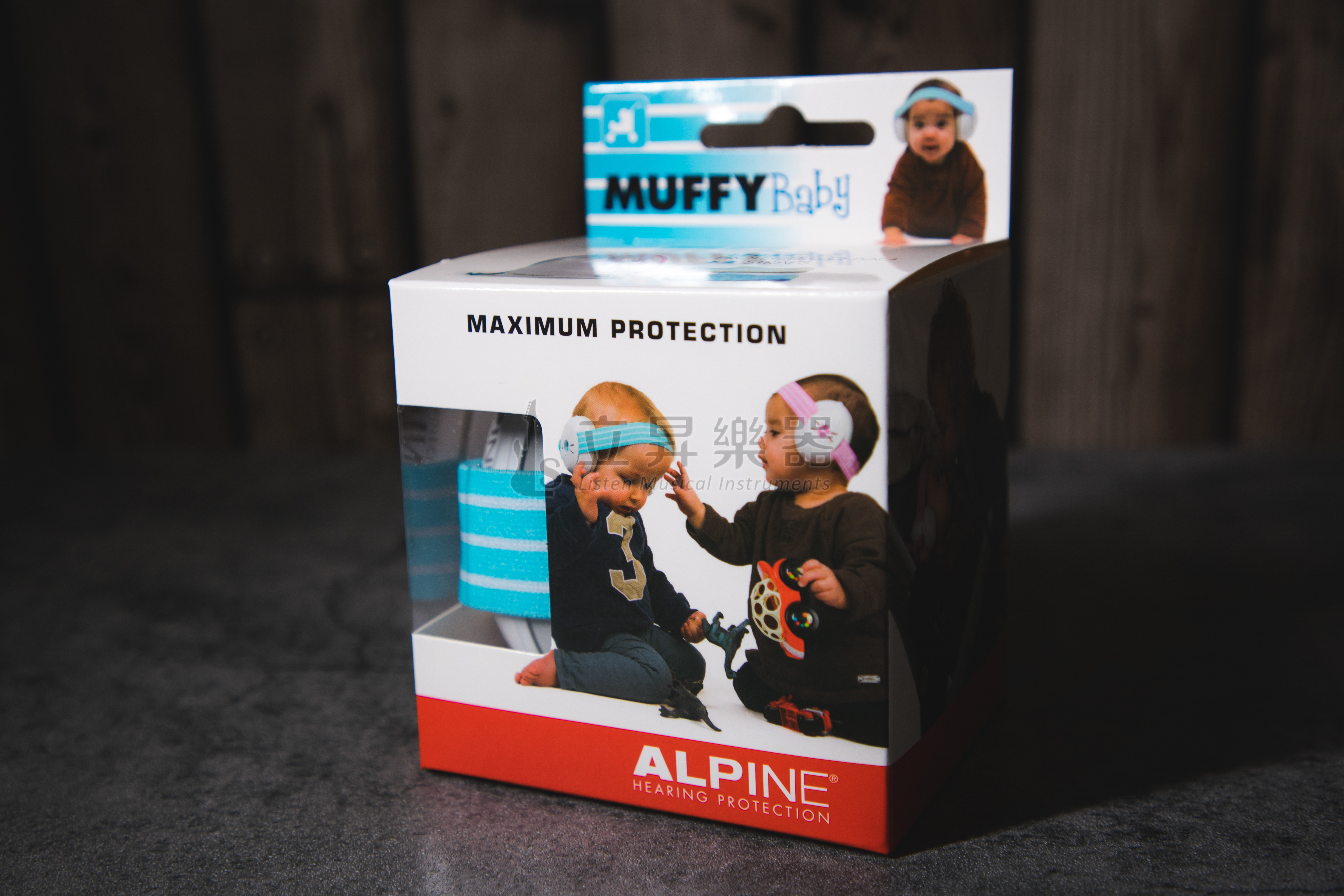 ALPINE MUFFY Baby 嬰幼兒隔音耳罩 耳塞 藍色