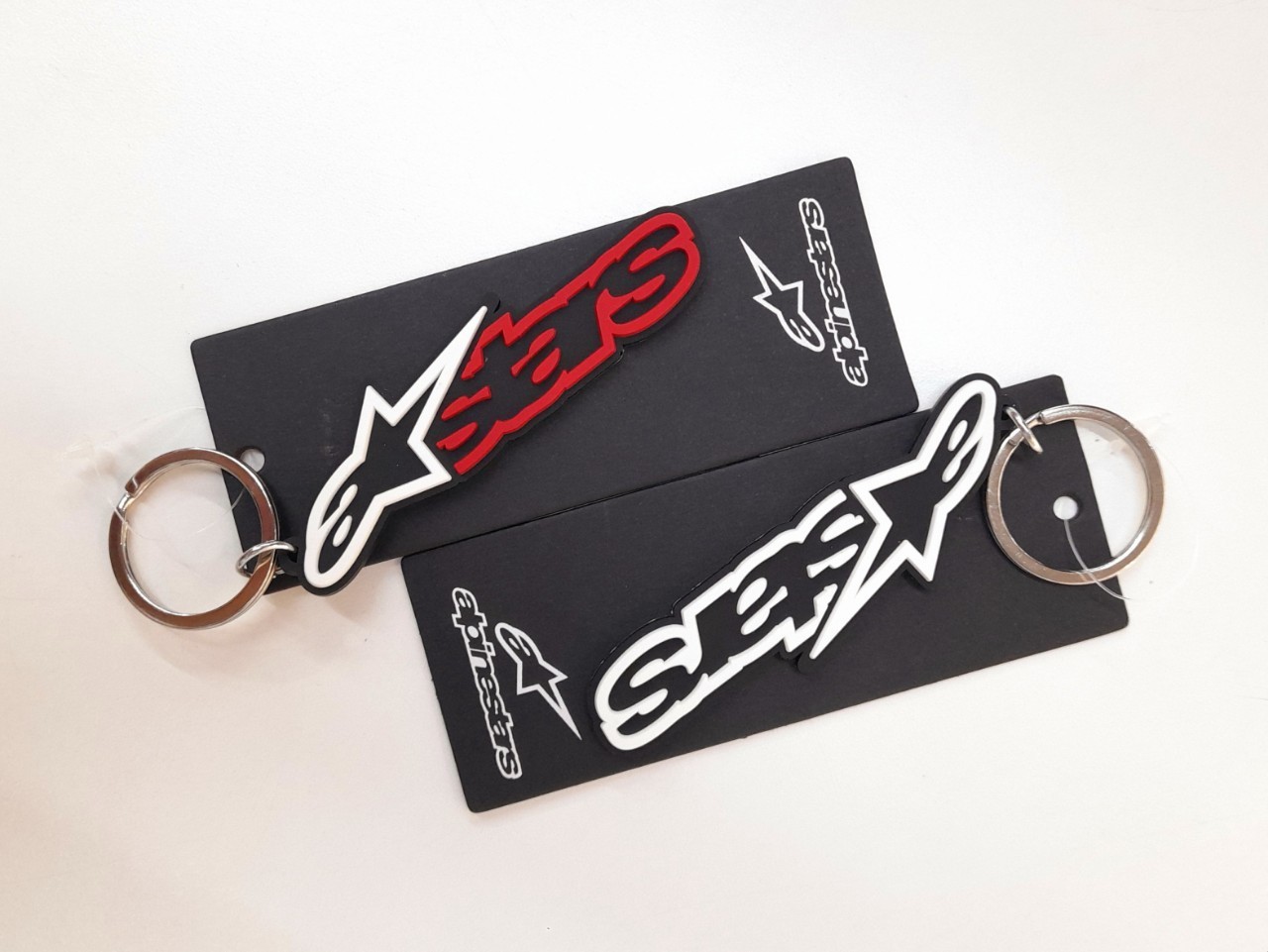 ALPINESTARS 兩色 吊飾 橡膠 軟質  鑰匙圈 配件 A星