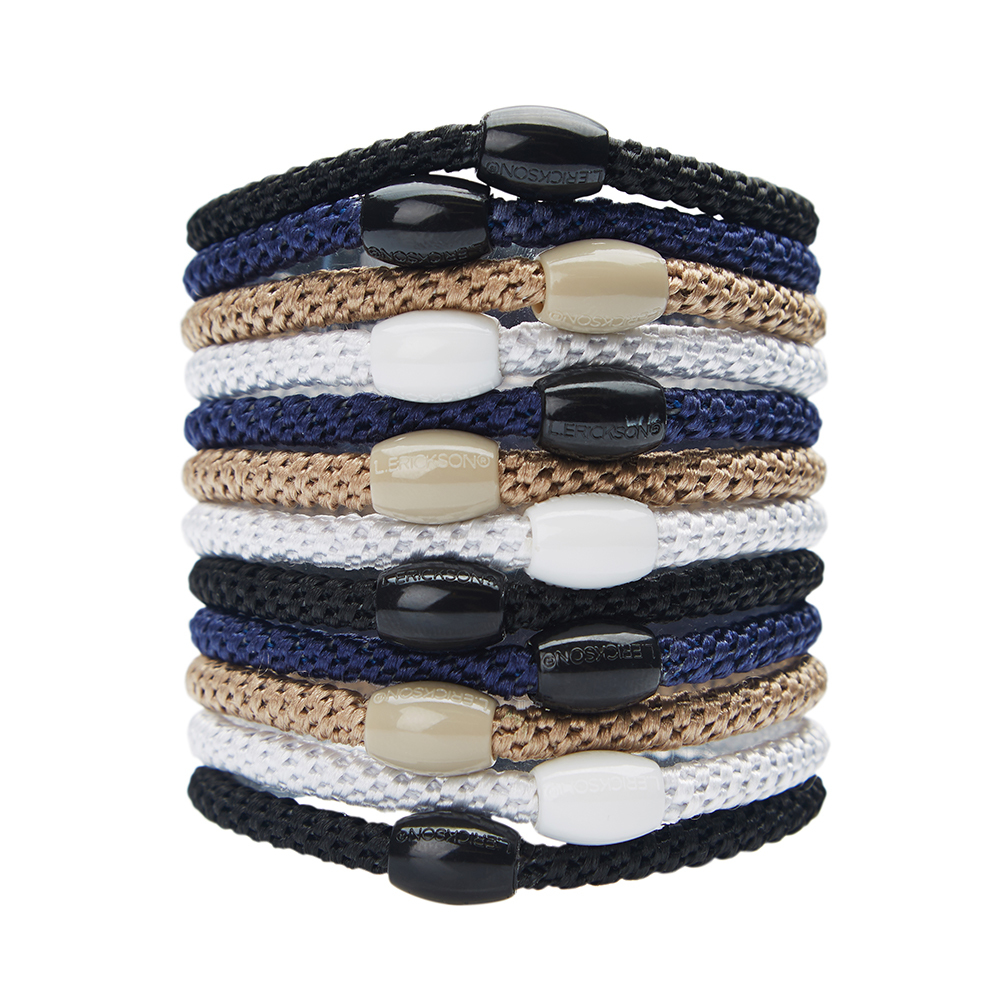 L. ERICKSON 彈力髮圈12入-細版〈經典色〉