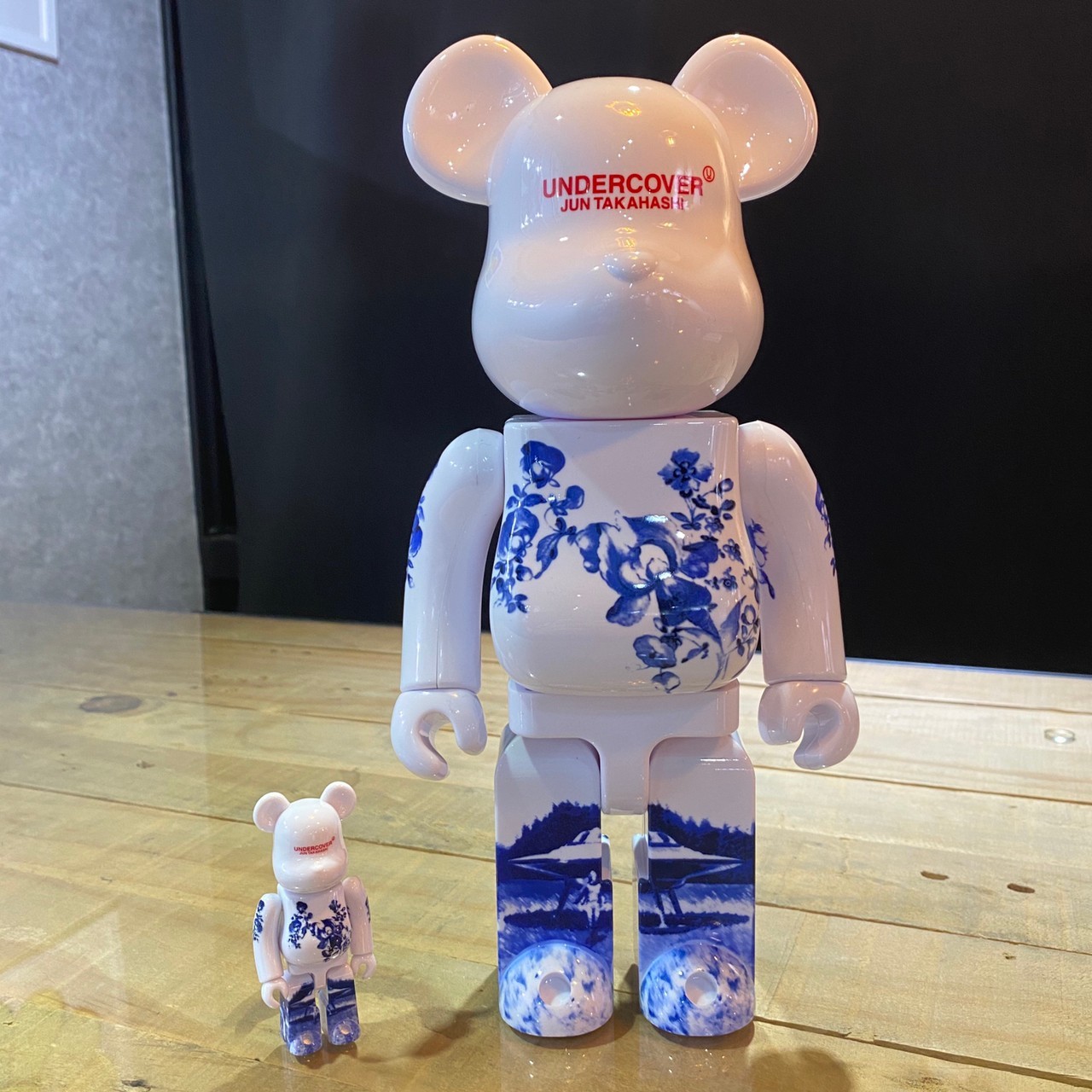 BE@RBRICK×UNDERCOVER 青花瓷 庫柏力克 100%&400%