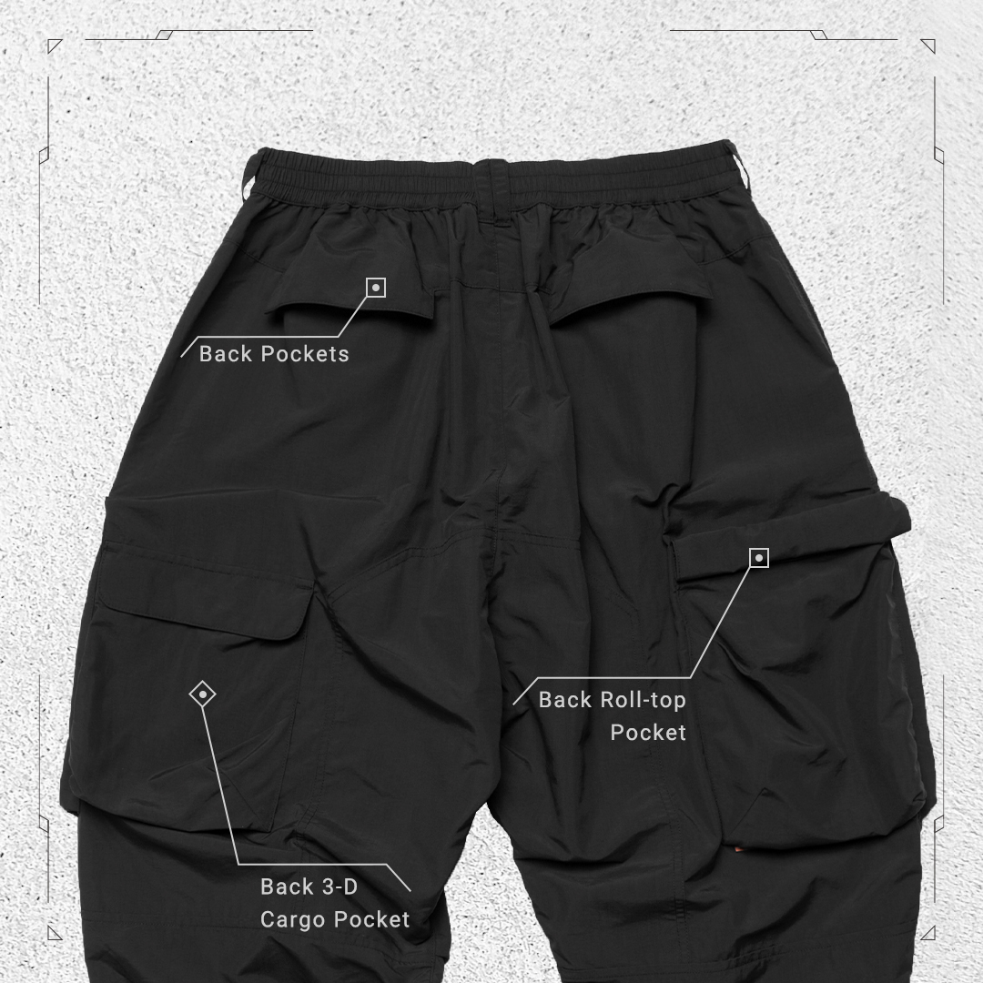 E.4th “T-Double” Balloon Pants - Black