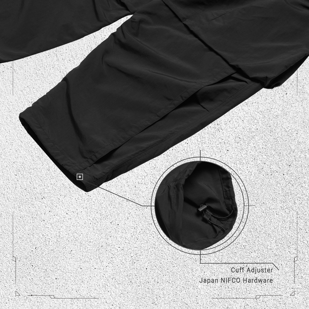 E.4th “T-Double” Balloon Pants - Black