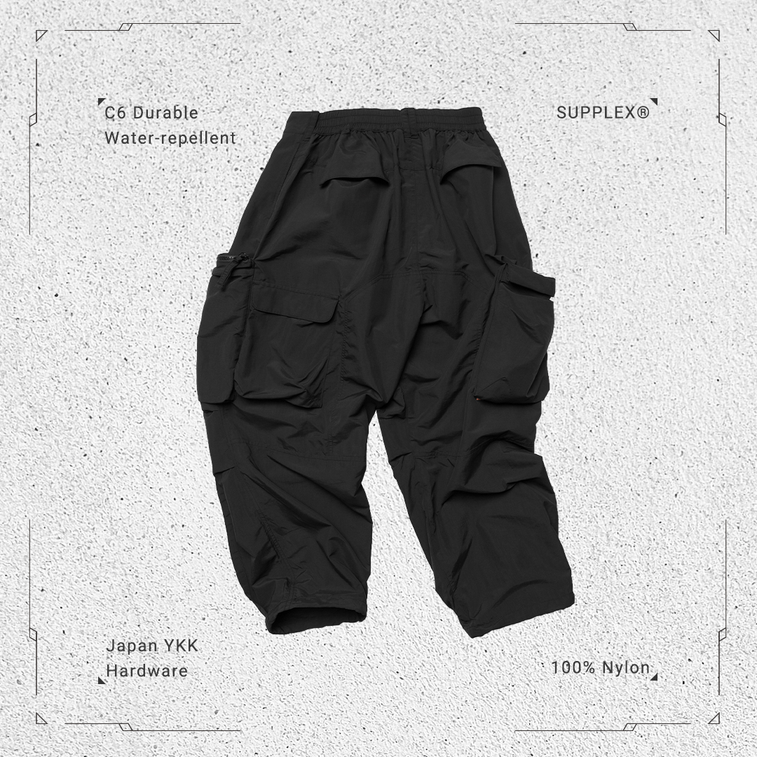 E.4th “T-Double” Balloon Pants - Black