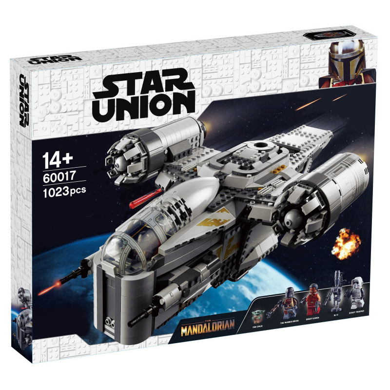 Star Wars The Mandalorian The Razor Crest Buildings Set Fit Lego NO BOX KG88802