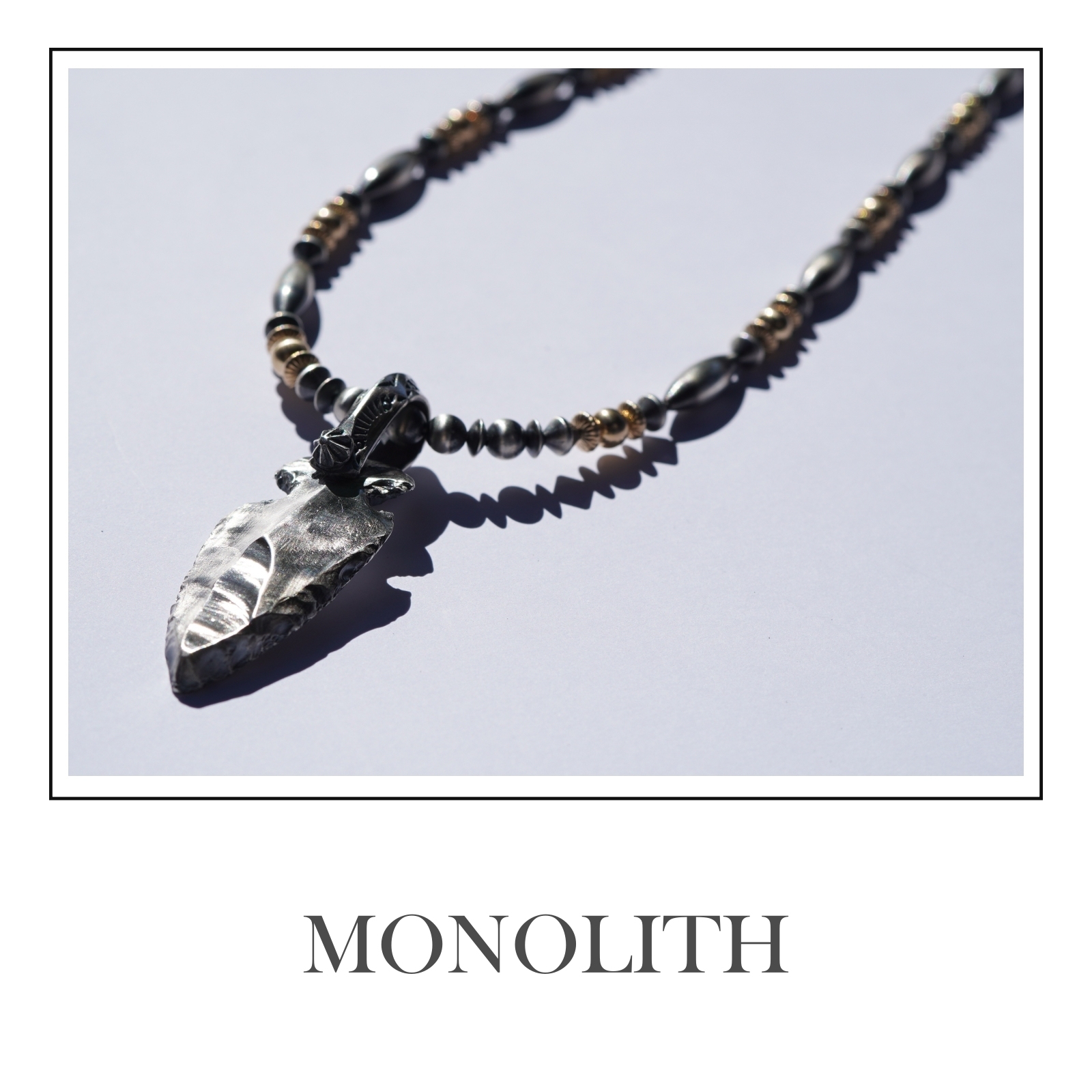 銀貝打印箭頭【吊墜】