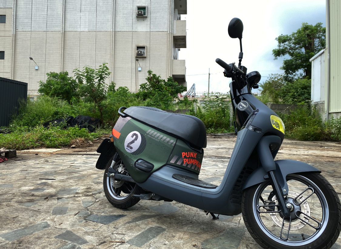 BLR gogoro ID140 灰綠2號 雙面車套 車身防刮套 潛水衣布 防刮套 保護套 車套 機車配備 電動車防刮 智慧雙輪