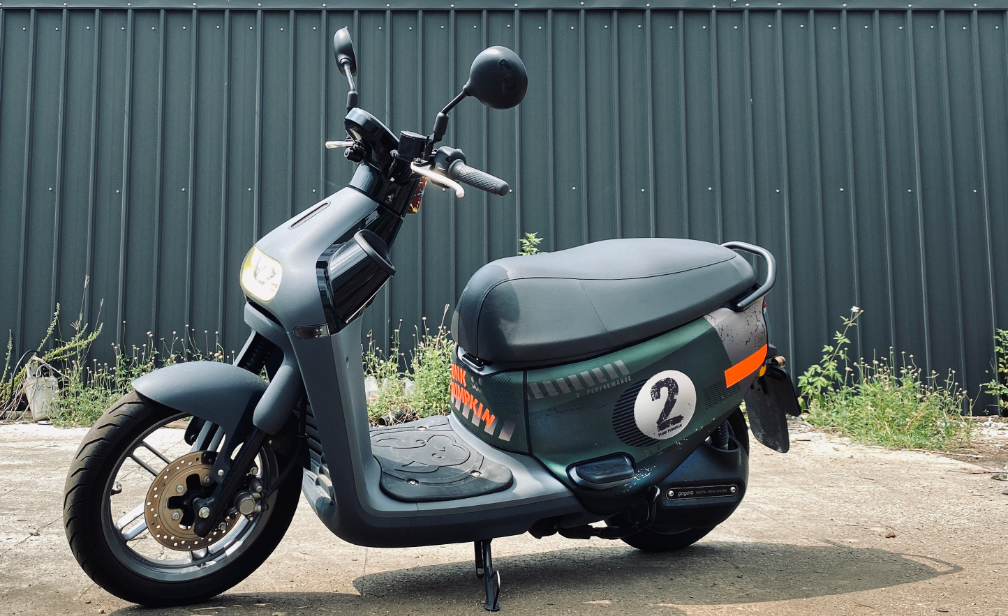 BLR gogoro ID140 灰綠2號 雙面車套 車身防刮套 潛水衣布 防刮套 保護套 車套 機車配備 電動車防刮 智慧雙輪
