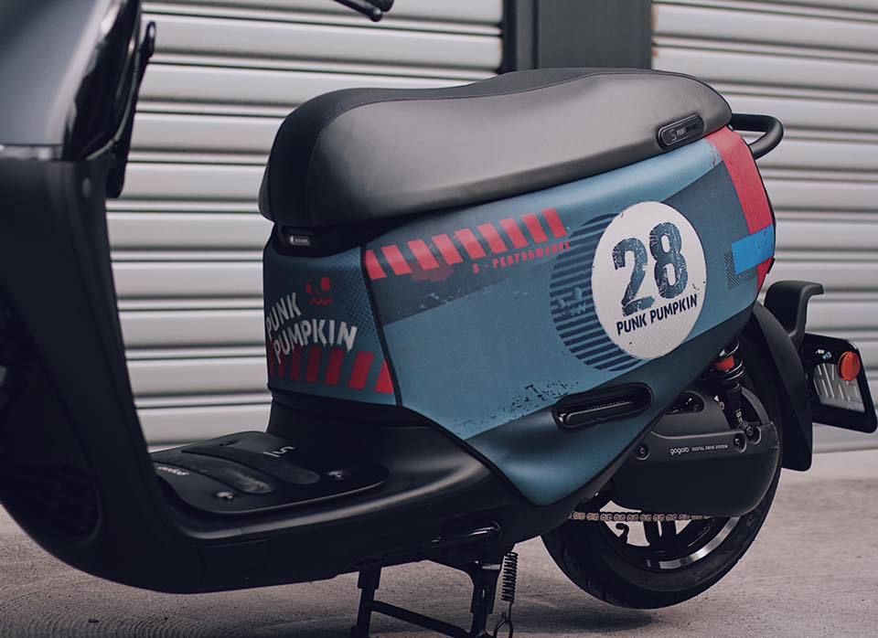 BLR gogoro ID135灰藍28號 雙面車套 車身防刮套 潛水衣布 防刮套 保護套 車套 機車配備 電動車防刮 智慧雙輪