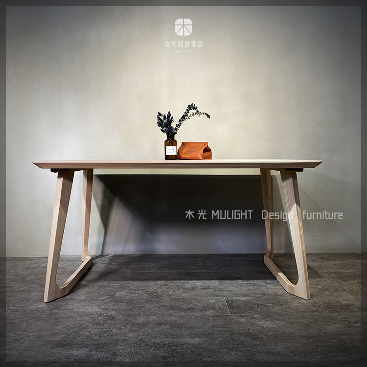 Betty北歐刷白梣木實木餐桌