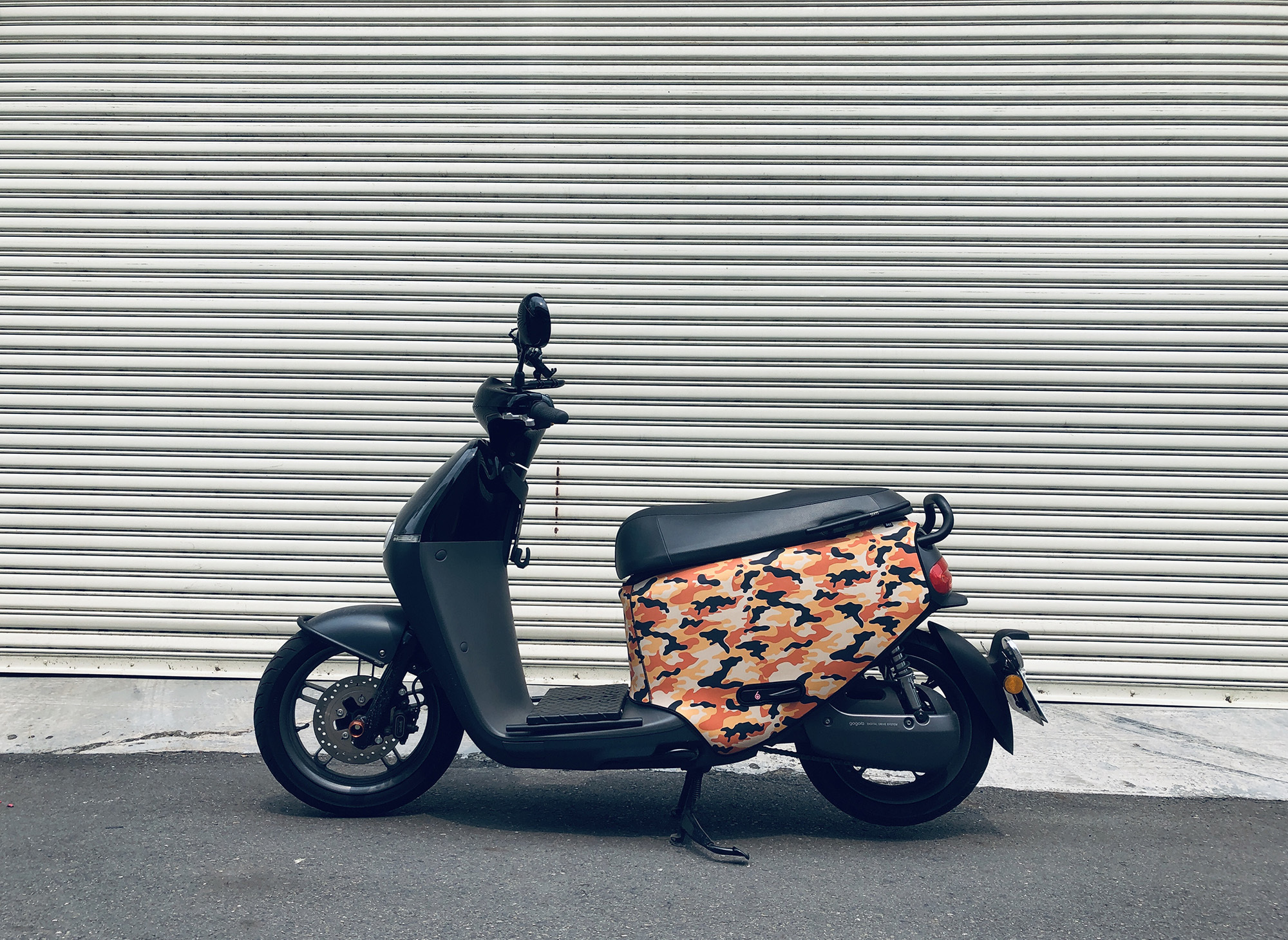 BLR gogoro ID80 土黃迷彩 雙面車套 車身防刮套 潛水衣布 防刮套 保護套 車套 機車配備 電動車防刮 智慧雙輪