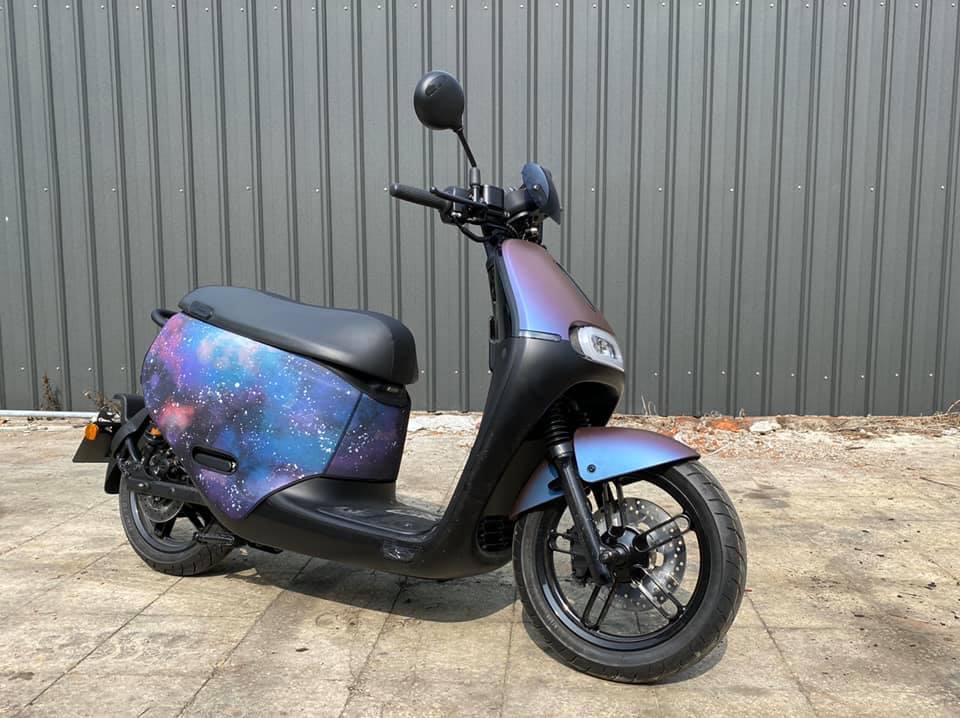 BLR gogoro ID78 星空 雙面車套 車身防刮套 潛水衣布 防刮套 保護套 車套 機車配備 電動車防刮 智慧雙輪