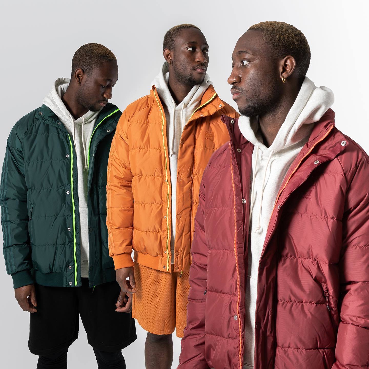 【adidas X JONAH HILL PUFF JACKET 羽絨外套 - 勃艮第紅】