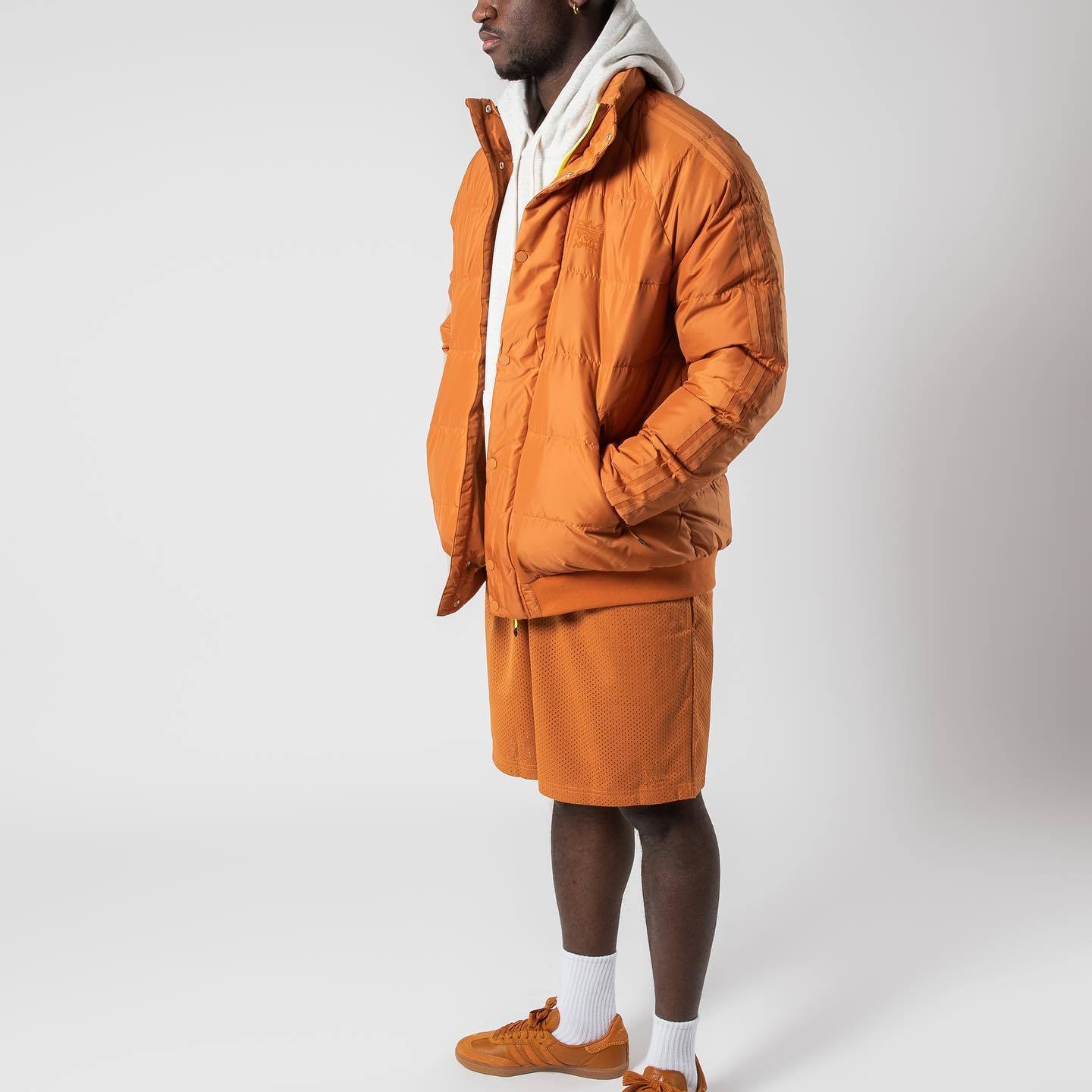 【adidas X JONAH HILL BB SHORT 運動短褲 - 焦糖棕】